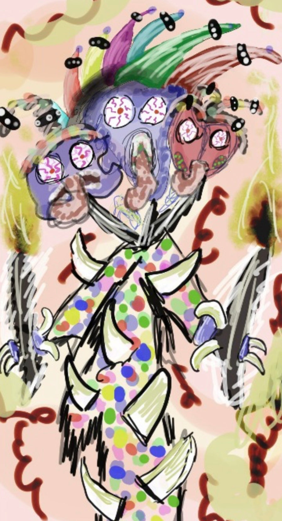 Monster with Torch