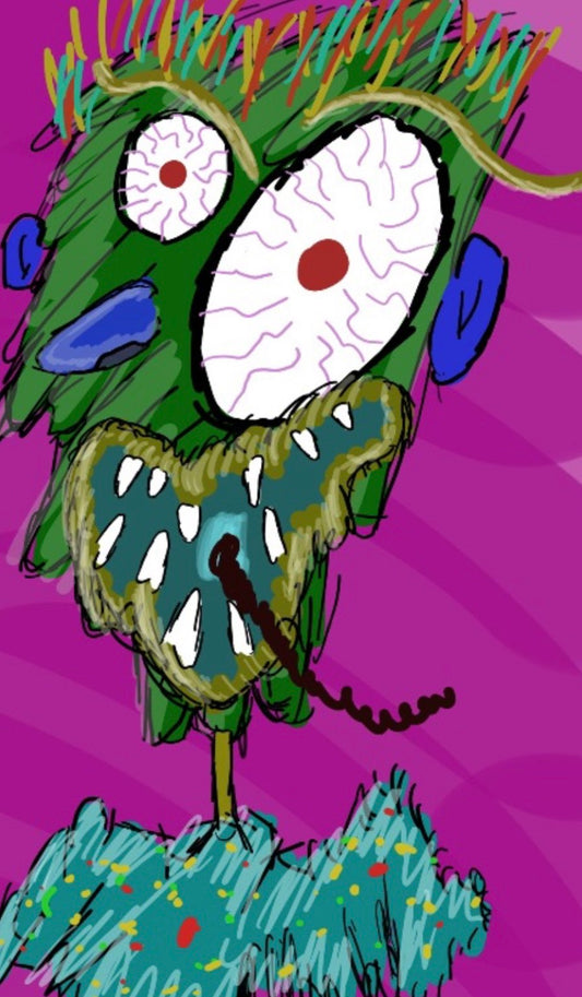 Crazy Hair Monster