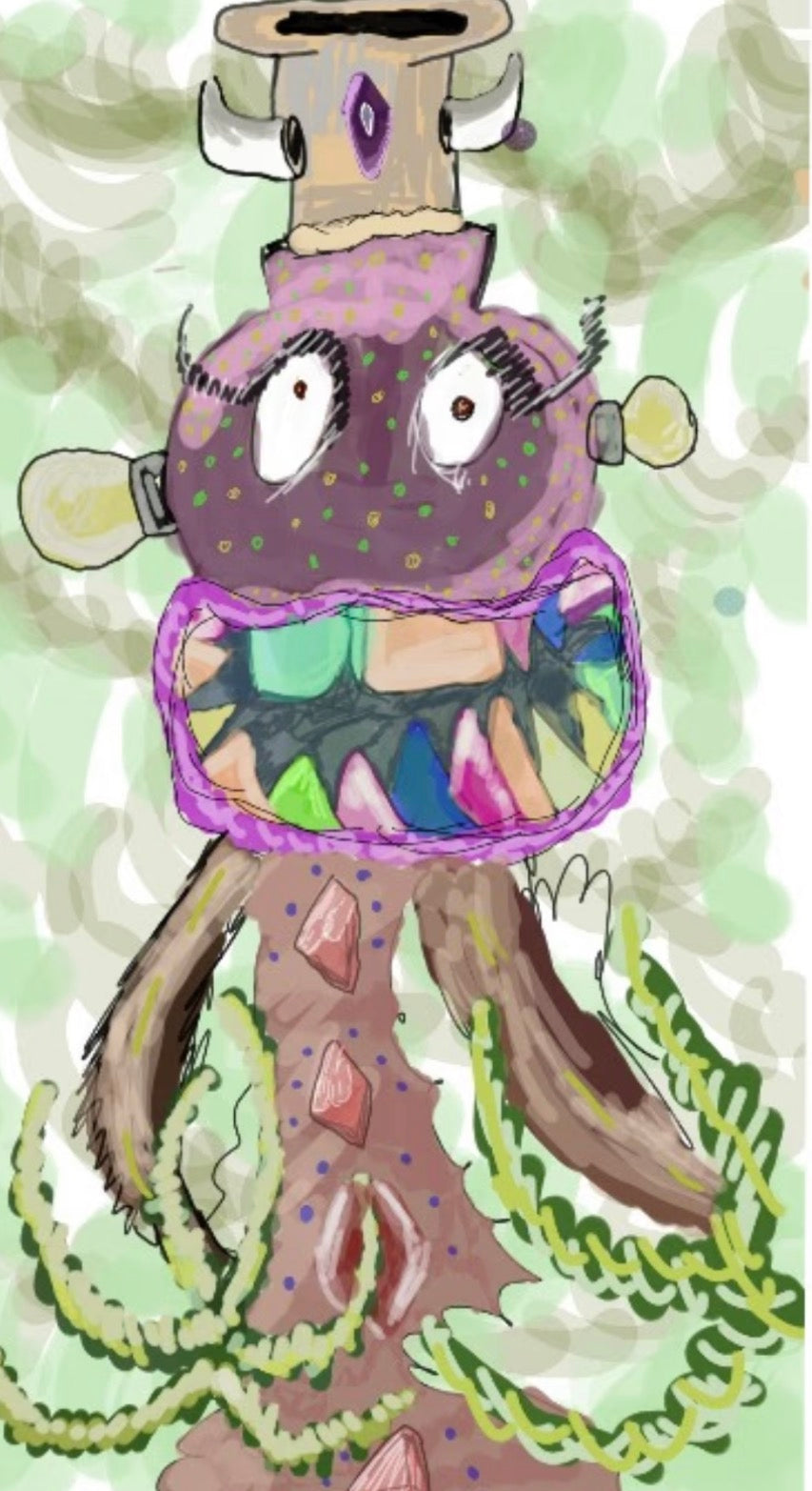 Monster with an Upside Down Hat
