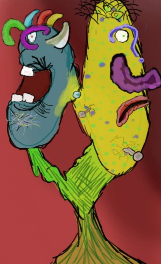 Happy and Sad Monster