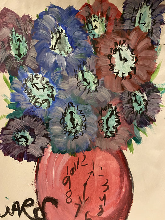 Clock Flowers