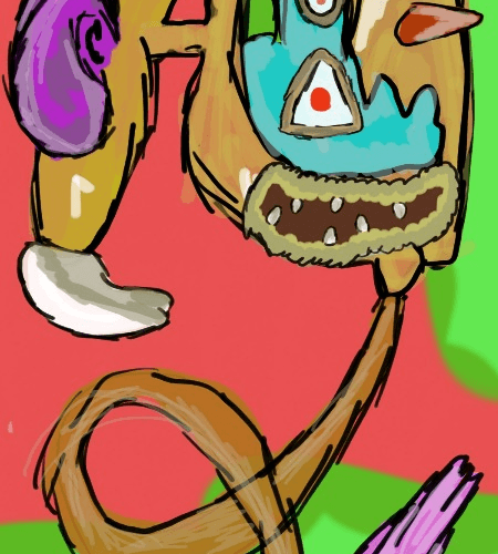 Letter A Monster