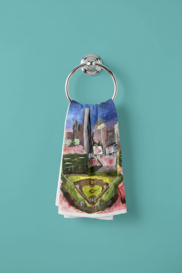 Kitchen Cloth on Ring Holder